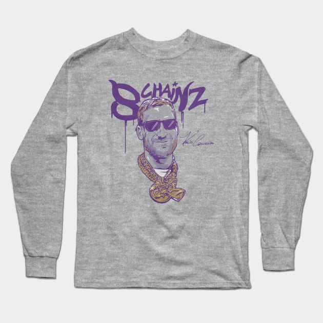 Kirk Cousins 8 Chainz Long Sleeve T-Shirt by Chunta_Design